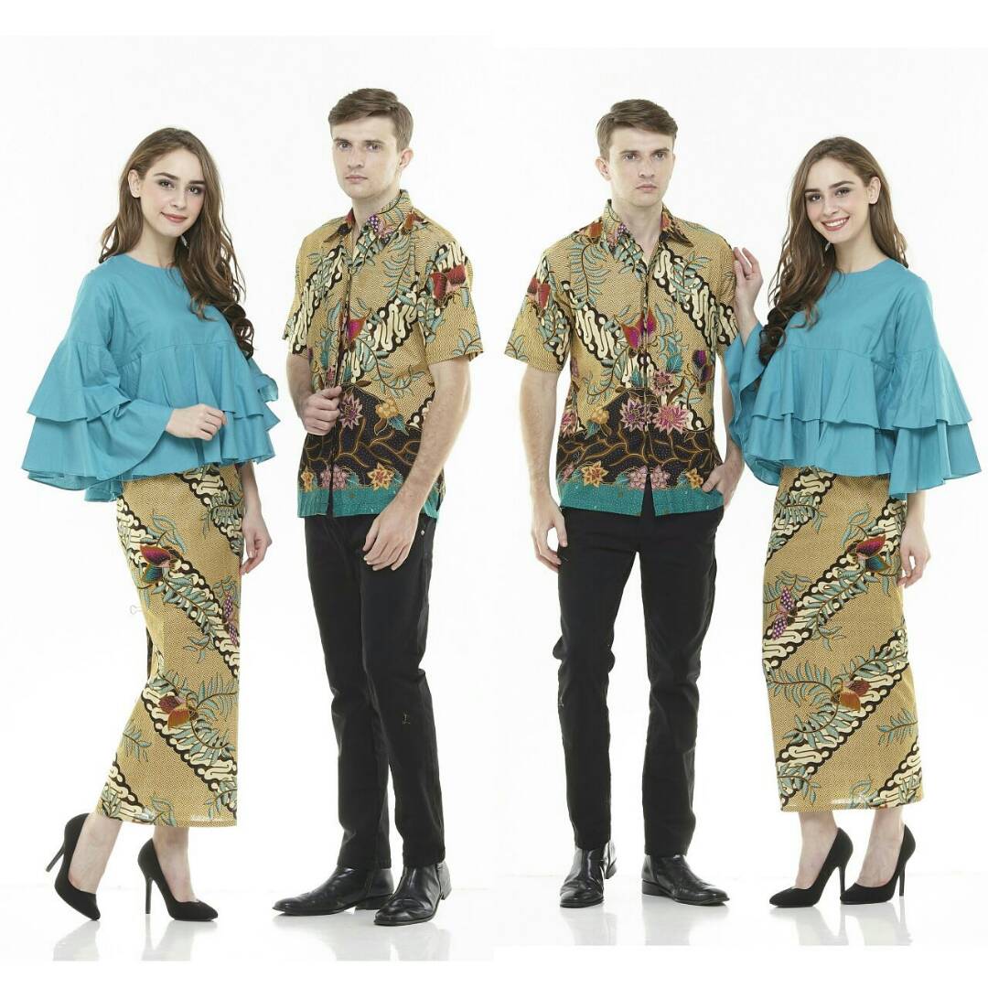  Seragam  batik  kantor  modern berbahan katun nyaman Batik  