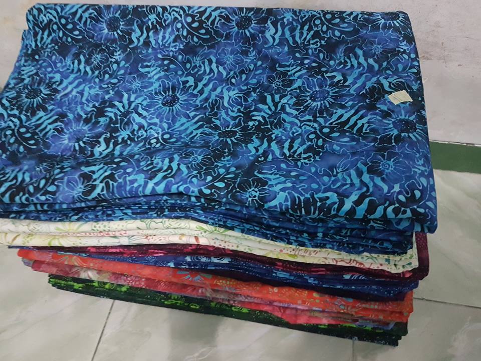 Batik fabrics for quilting