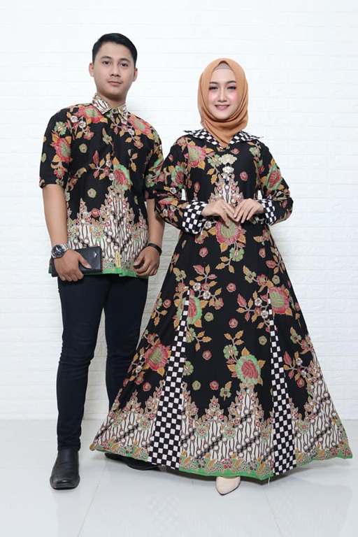 Seragam batik untuk pernikahan 4