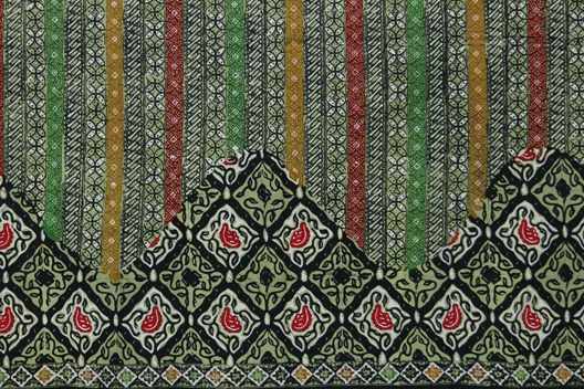 2.2 Kain batik cap kesik Atau Cap kombinasi Tulis asli