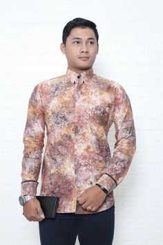 baju batik slimfit