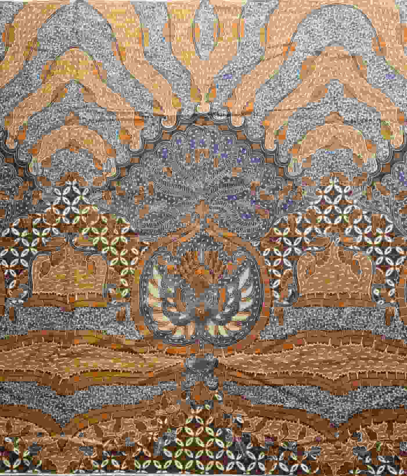 Jual Kain Batik Tulis Asli Canting Motif Gurdo Delimo Beras Kecer.