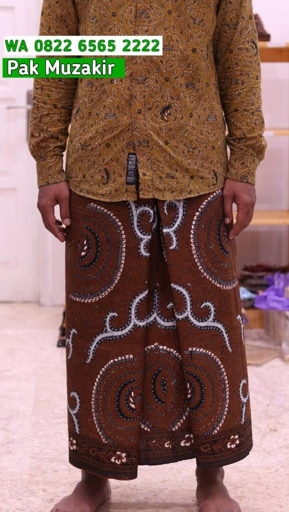 Dukungan Pemerintah Sarung Batik Tulis Premium