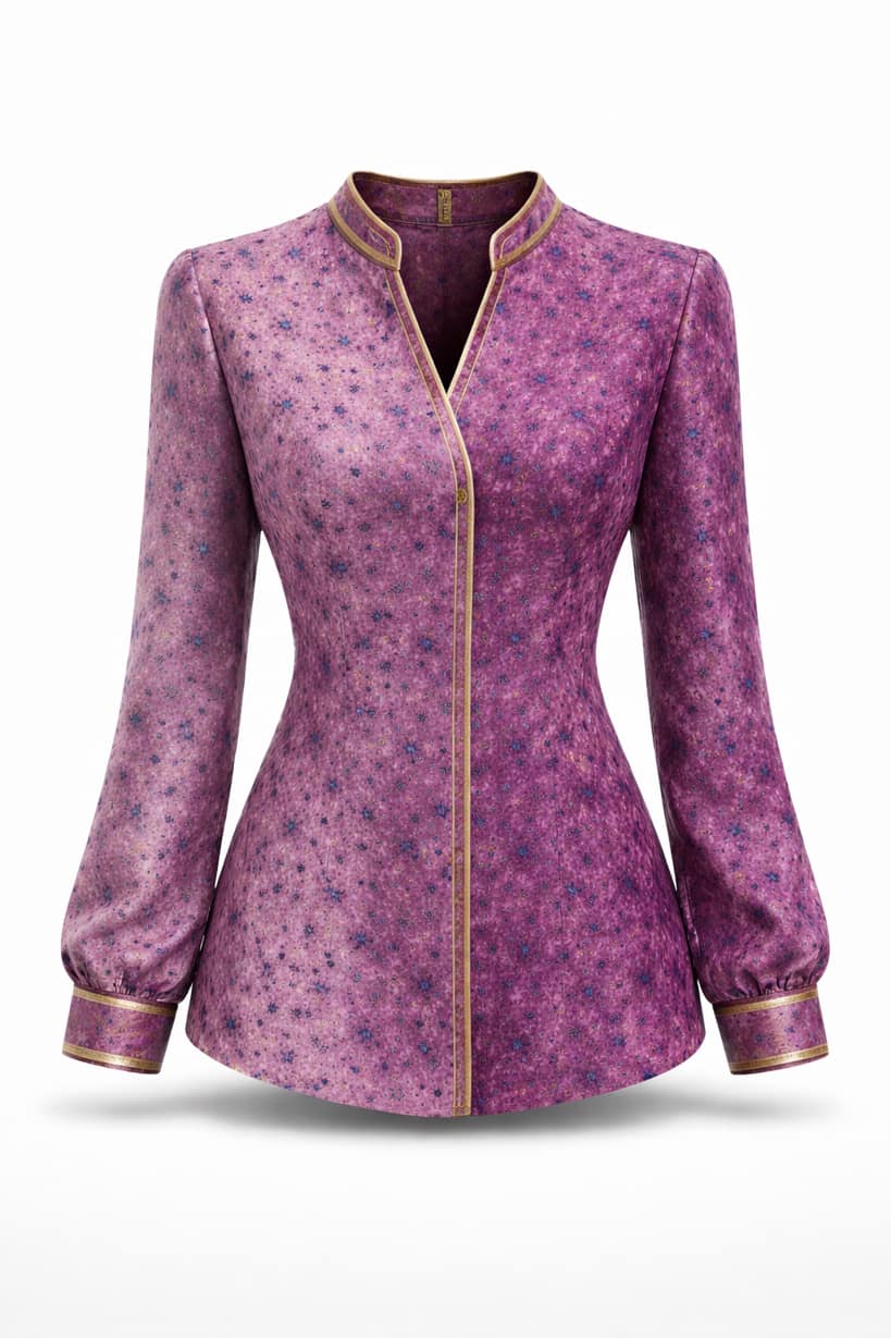 Desain Batik Seragam Pelayan Resto Modern Kombinasi Tradisi dan Gaya Kekinian