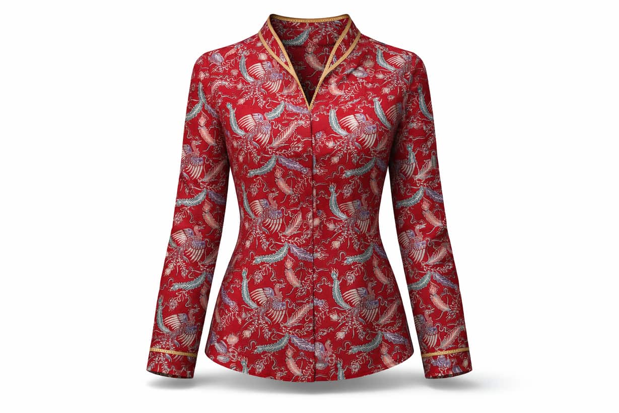 Desain Batik Seragam Nuansa Oriental yang Mewah, Unik, dan Berkarakter