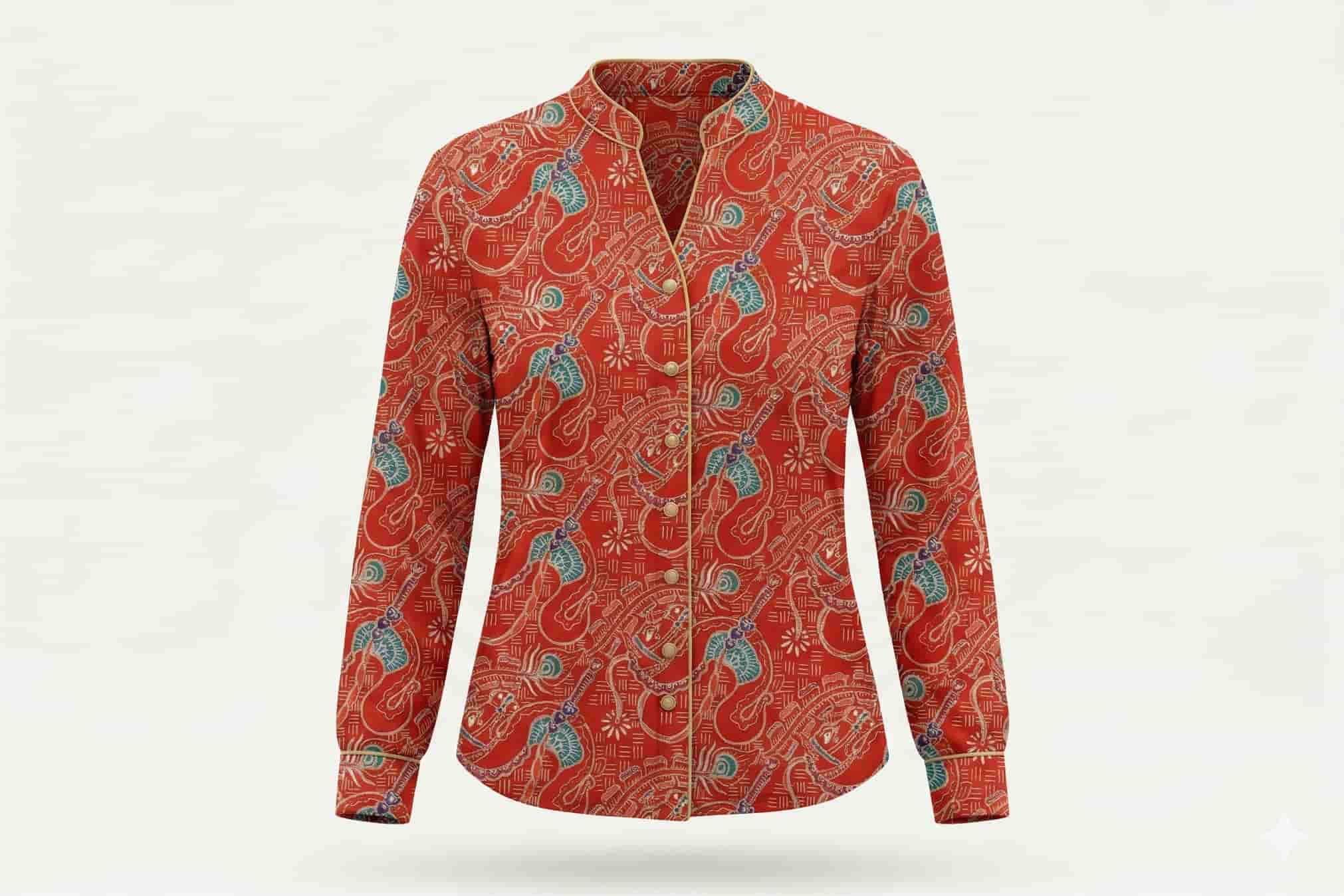 Inspirasi Model Baju Batik Kerah Shanghai Kantor yang Modern dan Profesional